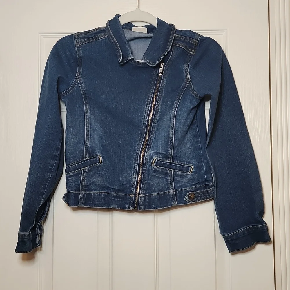 Crazy 8 girls crop jean jacket